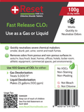 Reset Red Pak 100g front label