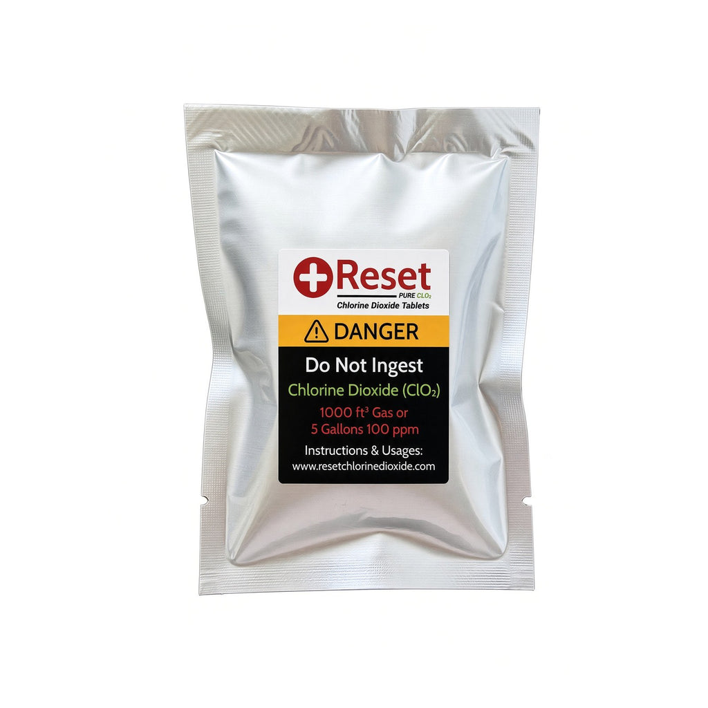 Reset Red 20g tablet pouch — 1,000 ft³ of gas or 5 gallons at 100 ppm