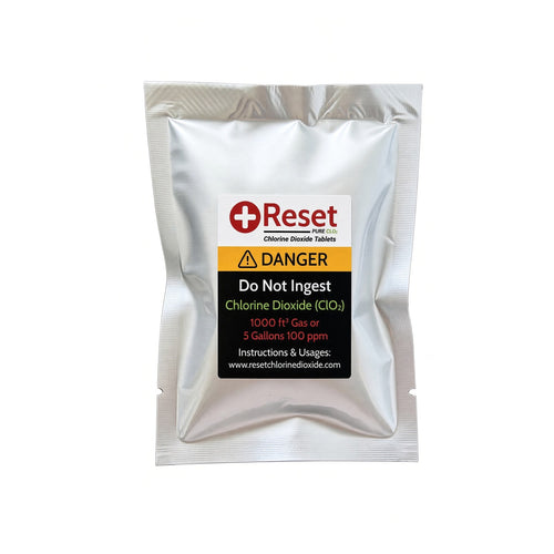 Reset Red 20g tablet pouch — 1,000 ft³ of gas or 5 gallons at 100 ppm
