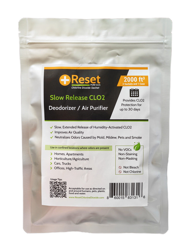 Reset Slow Release sachet kit for 2,000 cubic feet
