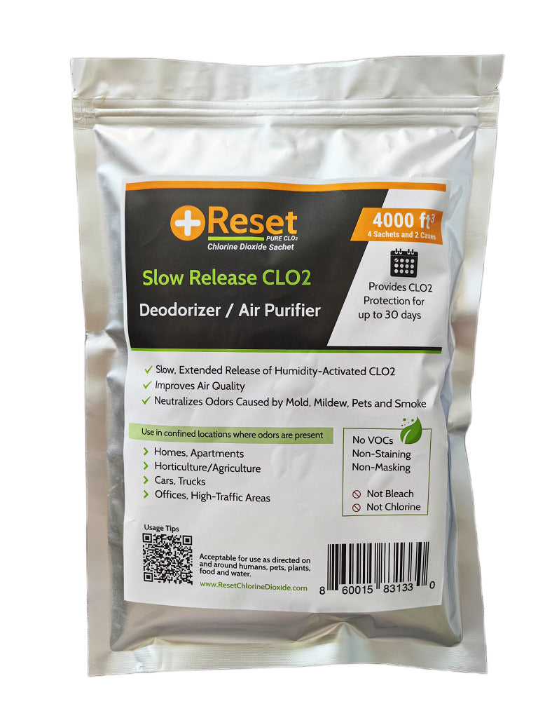 Reset Slow Release sachet kit for 4,000 cubic feet