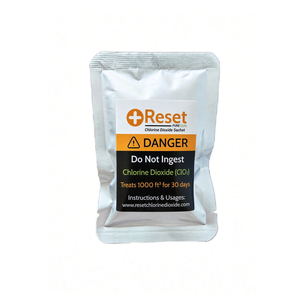 Reset Slow Release sachet — treats 1,000 ft³ for 30 days