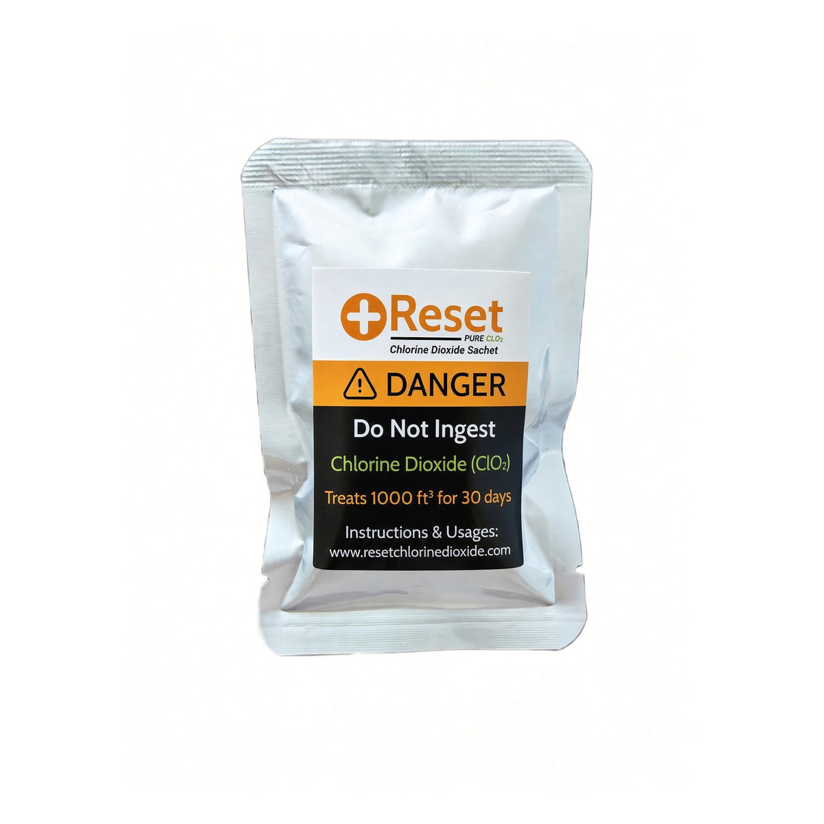 Reset Slow Release sachet — treats 1,000 ft³ for 30 days
