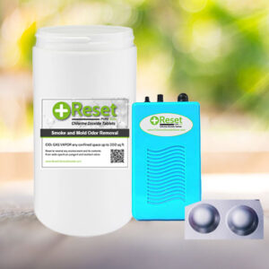 Reset Starter Bundle with 32 ounce plastic container, 2 Reset 20g tablets and an aerator